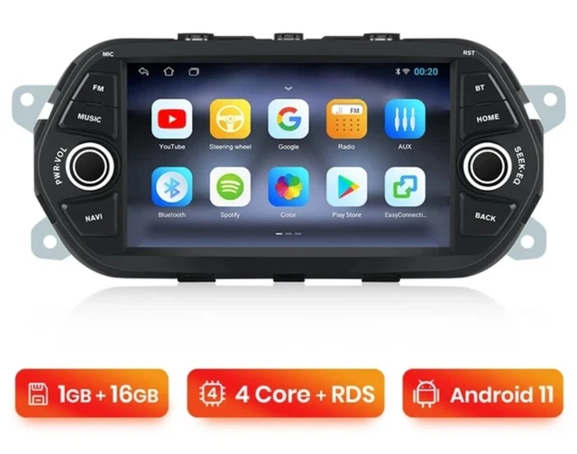 RADIO 2 DIN 7" Per Fiat Tipo Android Gps Bluetooth Usb Navigatore Wi-Fi ...