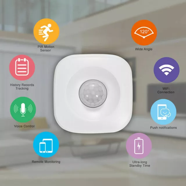 Détecteur de capteur PIR de mouvement WIFI pour   Smart Life APP