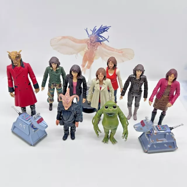 SARAH JANE SMITH & K-9 FIGURES  multi listing - combine postage . DR WHO FIGURES 2