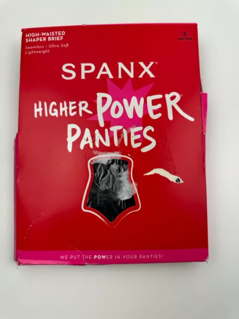 SPANX VERY Black Higher Power Panties Tummy Control Targeted Shapewear ...