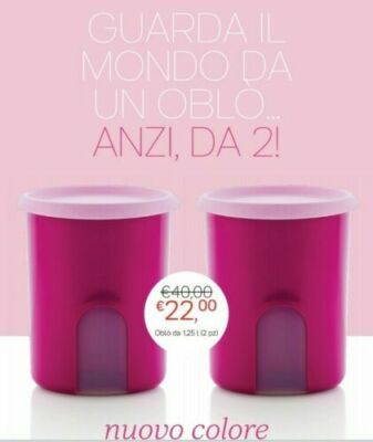Tupperware TUPPERWARE OBLÒ NUOVO COLORE 1,25 litri 