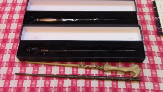 HARRY POTTER NOBLE wand bundle Voldemort slughorn hermione death eater ...