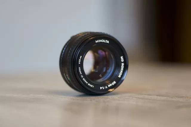 Minolta MD Rokkor 50mm 1:1.4 Objektiv