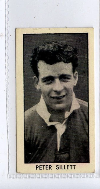 (Jd2625-100)  THOMSON,FOOTBALL STARS,PETER SILLETT,1957,#8