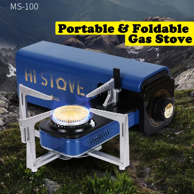 MAXSUN HI STOVE MS-100 Outdoor Camping Gas Stove Folding Burner GS