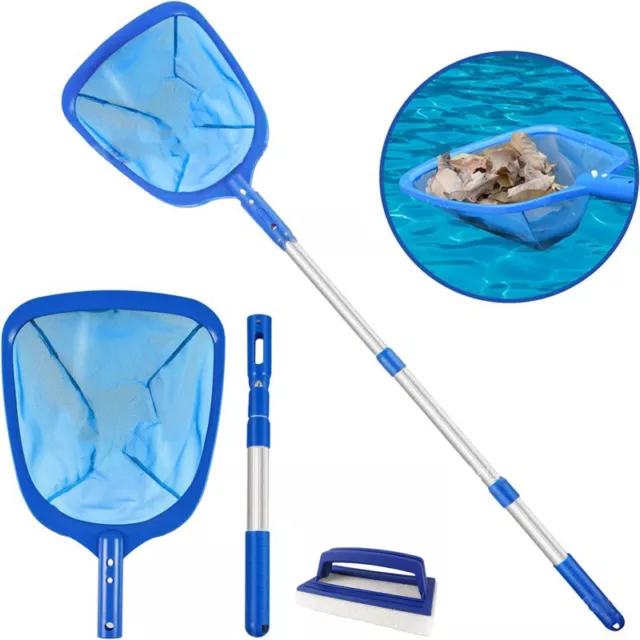 Swimming Pool Cleaning Leaf Skimmer Tool Hot Tub Water Koi Pond Debris Mesh Net