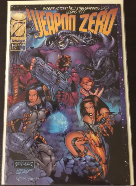 Weapon Zero # T-4 T-3 (1995) 1 2 Image Comics Walter Simonson Joe Benitez Batt
