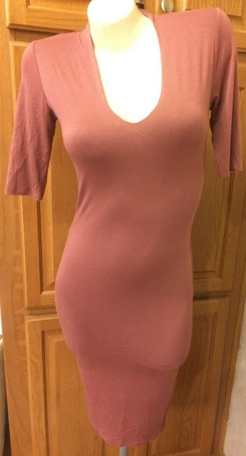 Joe & Elle Brown Slim Fit T-Shirt Dress Misses Size M NWT