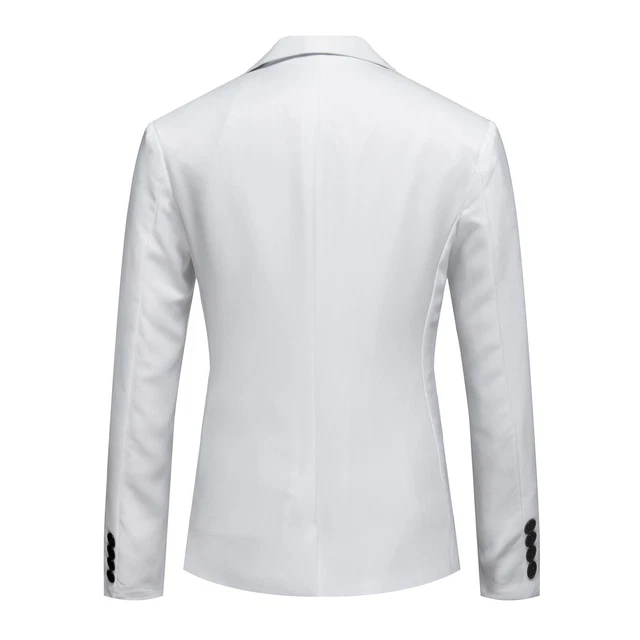 Cappotto abito uomo colore massiccio abito uomo elegante uomo slim fit singolo per formale