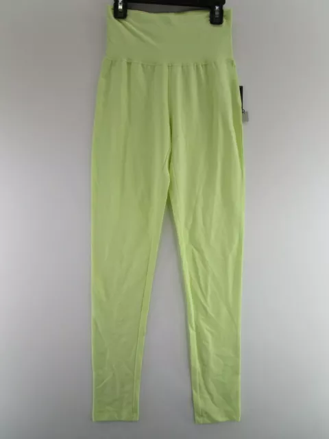 BP Womens XS Wide Waistband Leggings Lime