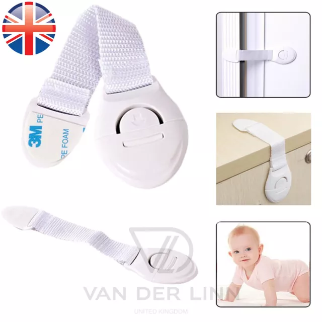 Vdl 1~20 Child Baby Safety Lock Cupboard Cabinet Drawer Fridge Toddler Babyproof