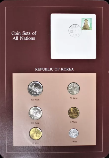 Coin Sets of All Nations (SOUTH KOREA)