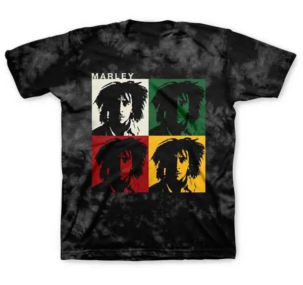 Zion Rootswear Bob Marley Faces Tie Dye Reggae Music Toddler T Shirt ZRBM0291