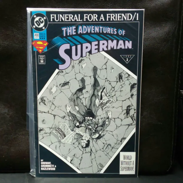 1993 THE ADVENTURES OF SUPERMAN FUNERAL FOR A FRIEND/1 JANUARY #498 DC Comics