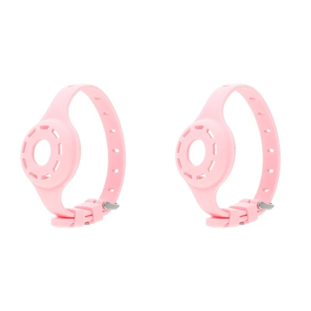 2 Count Caso Di Etichetta Aerea Collare Titolare Antiurto Custodia in Silicone