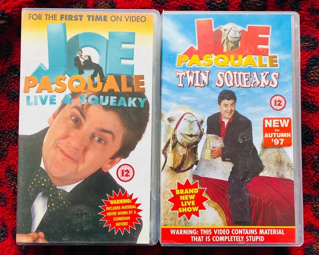 X2 JOE PASQUALE: Live And Squeaky And Twin Squeaks [VHS] £10.08 ...