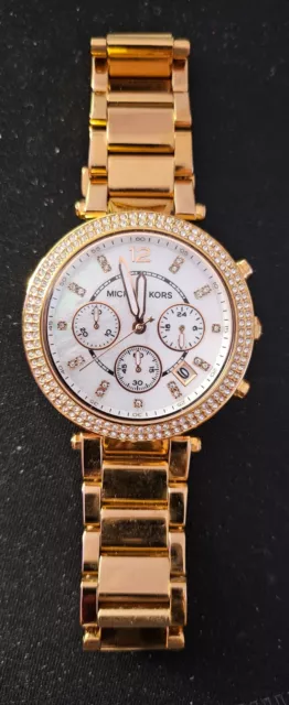 Ladies michael kors 2025 parker chronograph watch mk5491