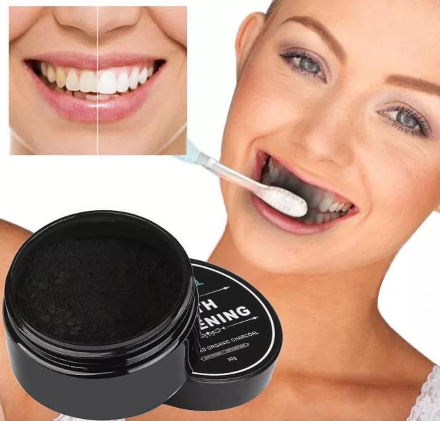 Activated Charcoal Powder Natural Organic Black Teeth Whitening Toothpaste 2