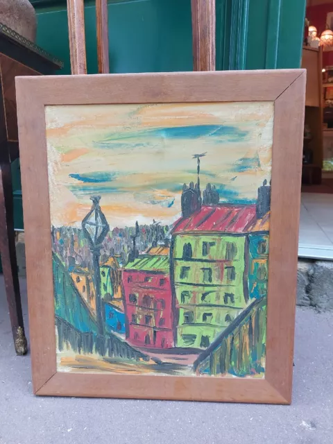 Kerry Gustafson Óleo sobre Lienzo First Painting IN París 1963