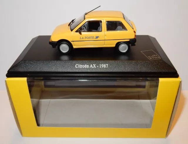 UNIVERSAL HOBBIES UH CITROEN AX 1987 POSTES POSTE PTT NEUF 1/43 in luxe BOX