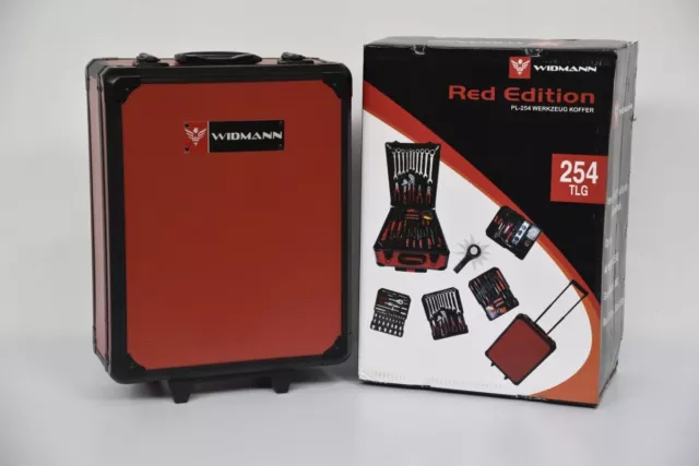 WIDMANN PL-254, Red Edition, caja de herramientas 254 piezas - NUEVO