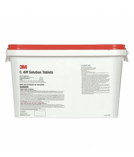 3M 85938 C. Diff Solution Tablets Expiration 2025 (Bucket of 140 Tablets)
