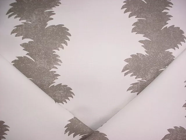 2-1/4Y Lee Jofa 2020157 Palmyra Taupe Floral Linen Print Upholstery Fabric