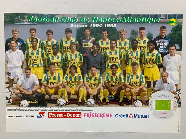 Photo de classe FC Nantes 1998/1999 . de 1998, FCNA - Copains d'avant
