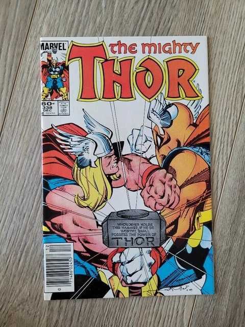 Marvel Comics The Mighty Thor #338 2nd Appearance Beta Ray Bill 1983 FN