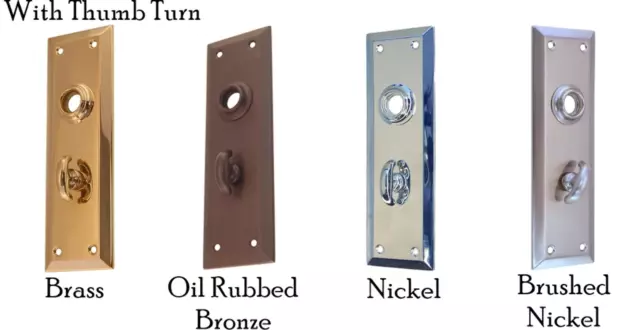 Door Knob Trim Plate 3