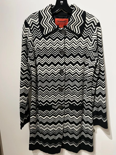 Missoni for Target Chevron Knit Coat BNWT Size Small