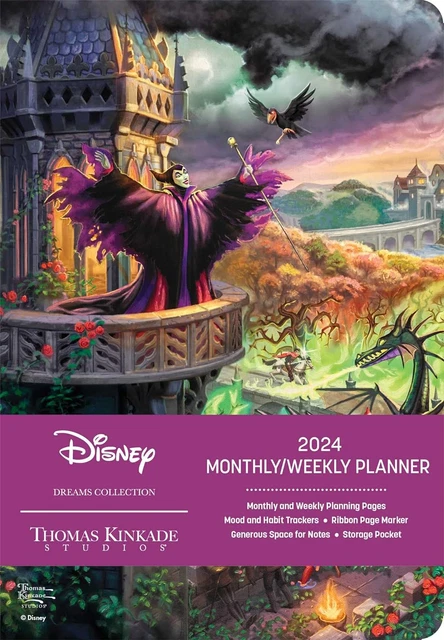 Andrews McMeel Disney Dreams by Thomas Kinkade 2024 Monthly/Weekly Planner w