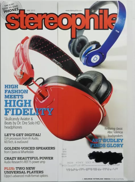 Stereophile Magazine May 2013 Beats Headphones Solo HD Audio Research REF75
