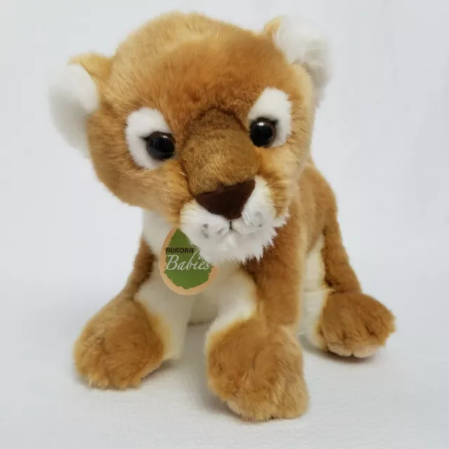 Aurora World Lion Cub Plush Stuffed Animal Soft Realistic Safari African Animal