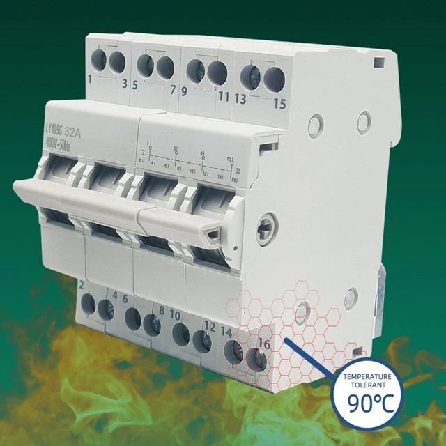 Interruttore Di Trasferimento Automatico Dual Power 2P/4P 100A – Selettore Di Fonte 220V
