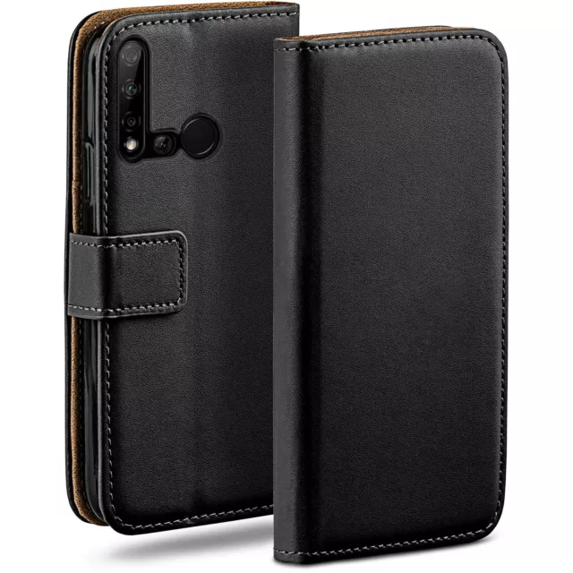 Hülle für Huawei P20 Lite (2019) Schutzhülle Book Case Flip Etui Handy Tasche