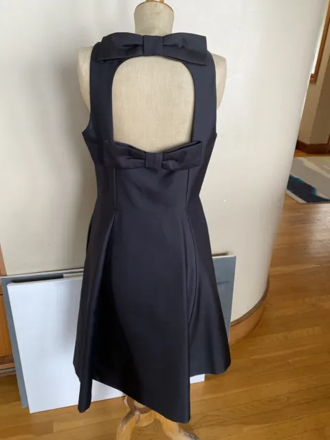 Kate Spade designer Audry dress Black Bows size 10