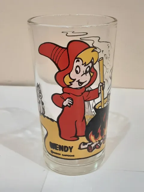 Vintage Pepsi Collector Glass Wendy The Witch Harvey Cartoons