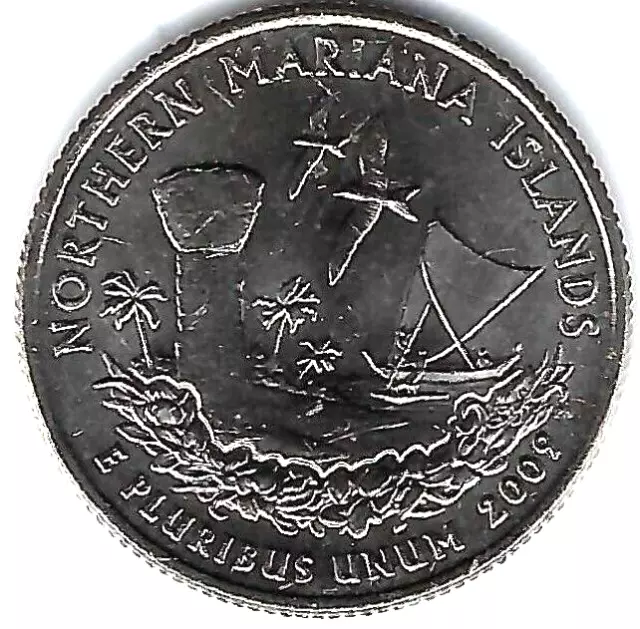 2009-P Philadelphia 25C Northern Mariana Islands U.S. Territories Quarter