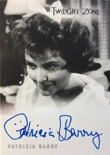 Patricia Barry A85 Autograph from The Twilight Zone 4 Science and Superstition