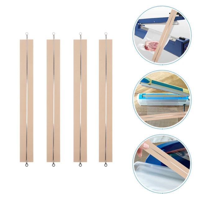 Kit Di Ricambio Per Sigillatrici A Impulsi – 8 Elementi Riscaldanti In Nichel-Cromo E 8 Nastri In Teflon Da 34cm Per Macchine Serie 200 (F-200, Ecc.)
