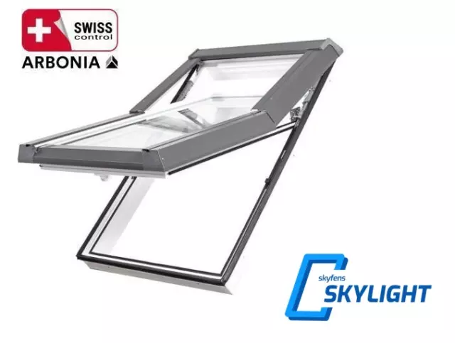 SKYFENSTER Skylight - Kunststoff Dachfenster 55x78 66x118 78x118 78x140 94x140