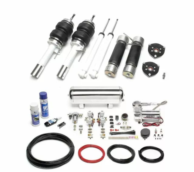 Ta technix Air Châssis Kit de Compresseur Argent pour Audi Skoda Seat VW Golf