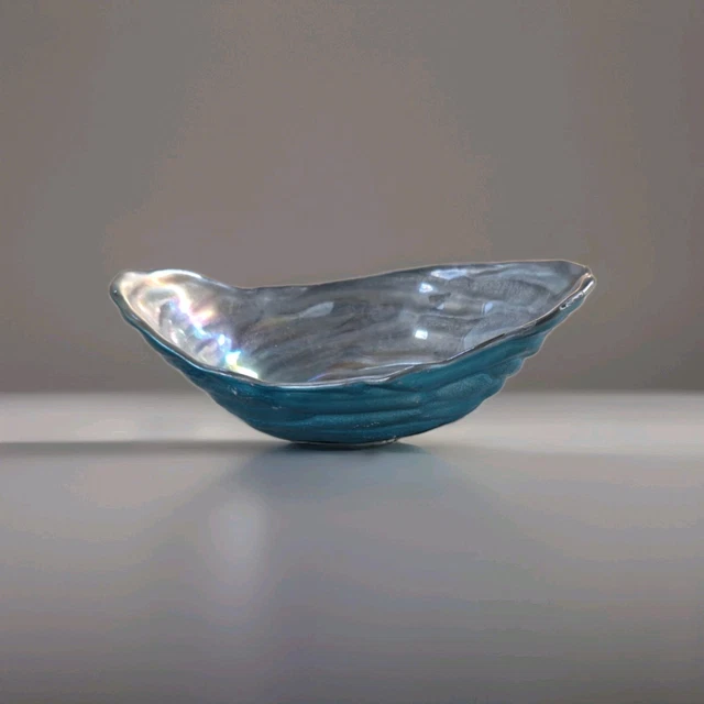 Vide Poche En Cristal Soufflé Taillé à Couches Multiples