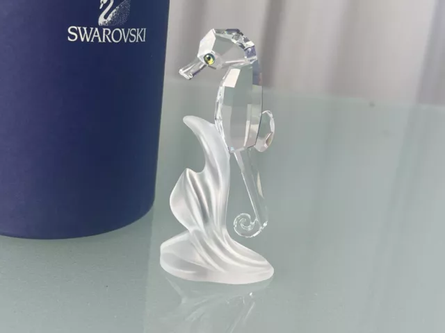 Swarovski Figur 168683 Seepferdchen 8,2 cm. Mit Ovp & Zertifikat. Top Zustand