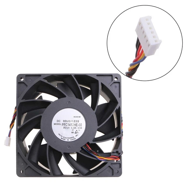 Cooling Fan for  PFC1412HE-00 12V 9A 14cm 6PIN Replacement   Fan