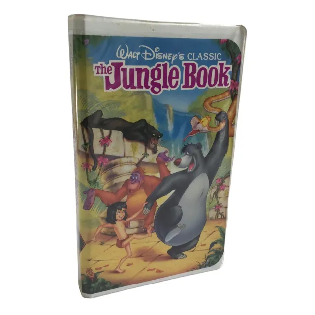 Walt Disney's The Jungle Book Vhs 1991 Rare Black Diamond