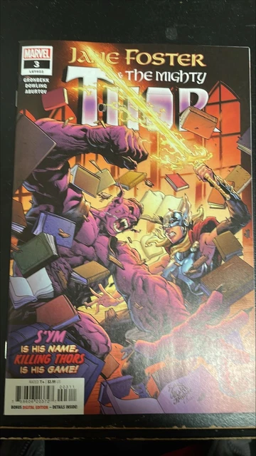 2022 Marvel Comics Jane Foster & The Mighty Thor #3 Stegman Variant Nm Unread