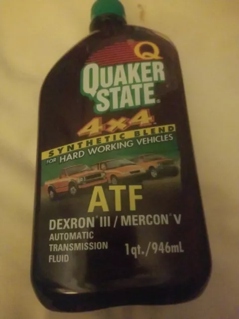 Quaker State Dexron III/Mercon V Automatic Synthetic Transmission Fluid 1 qt