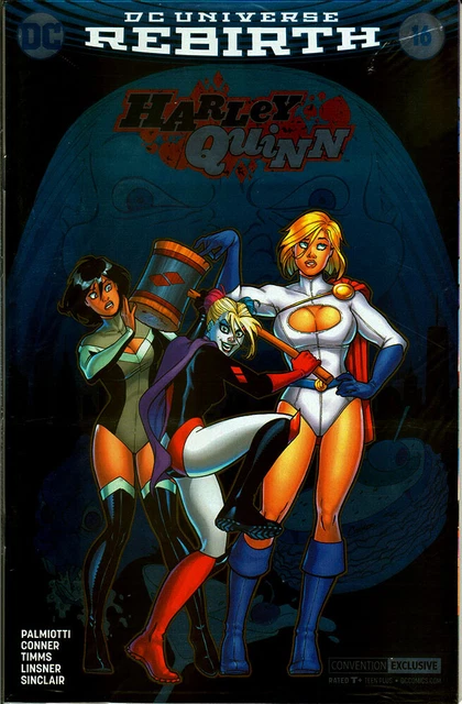 Harley Quinn Rebirth #16 Wondercon Amanda Conner Variant NM Sealed DC 2016